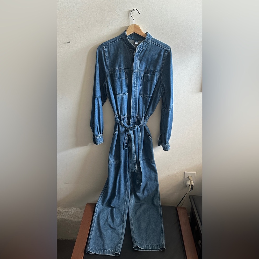 Old Navy Blue Jeans Jumpsuit